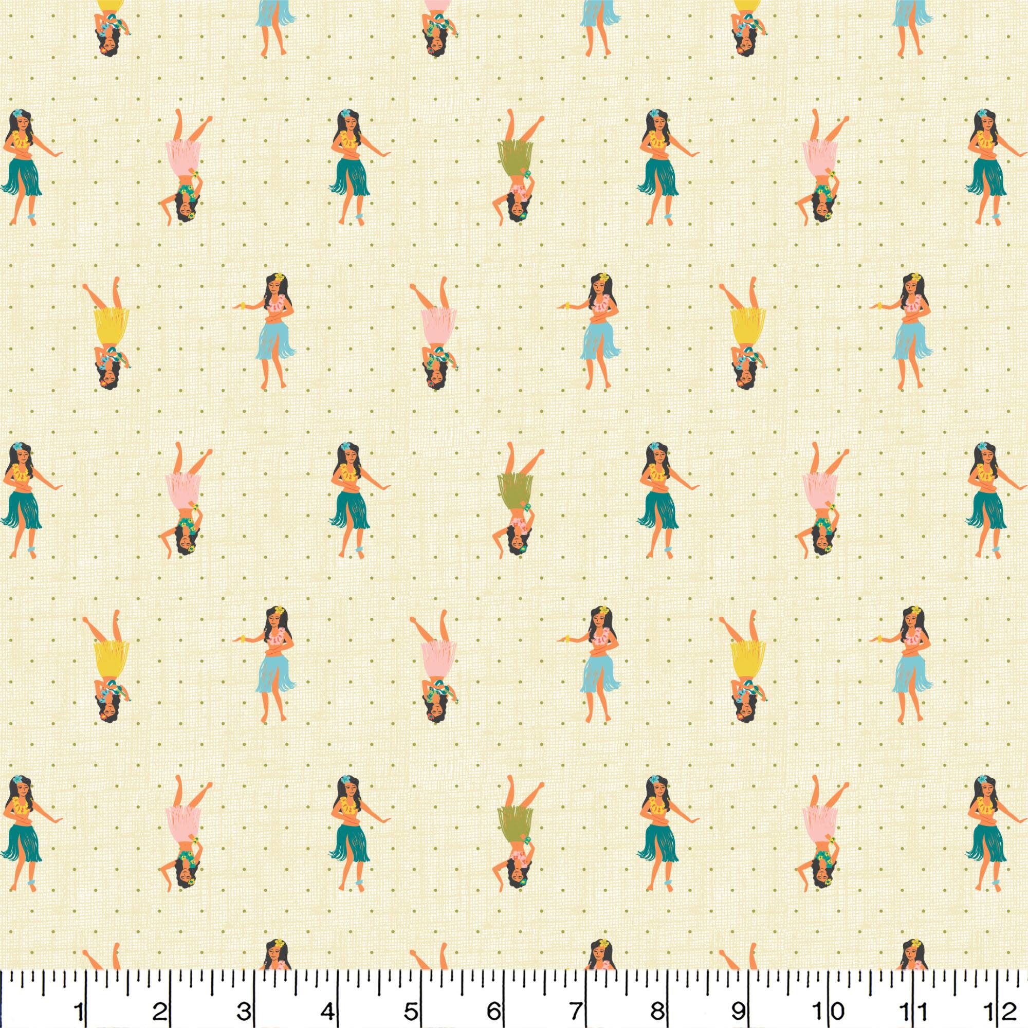 Camelot Fabrics Hula Girls Cotton Fabric